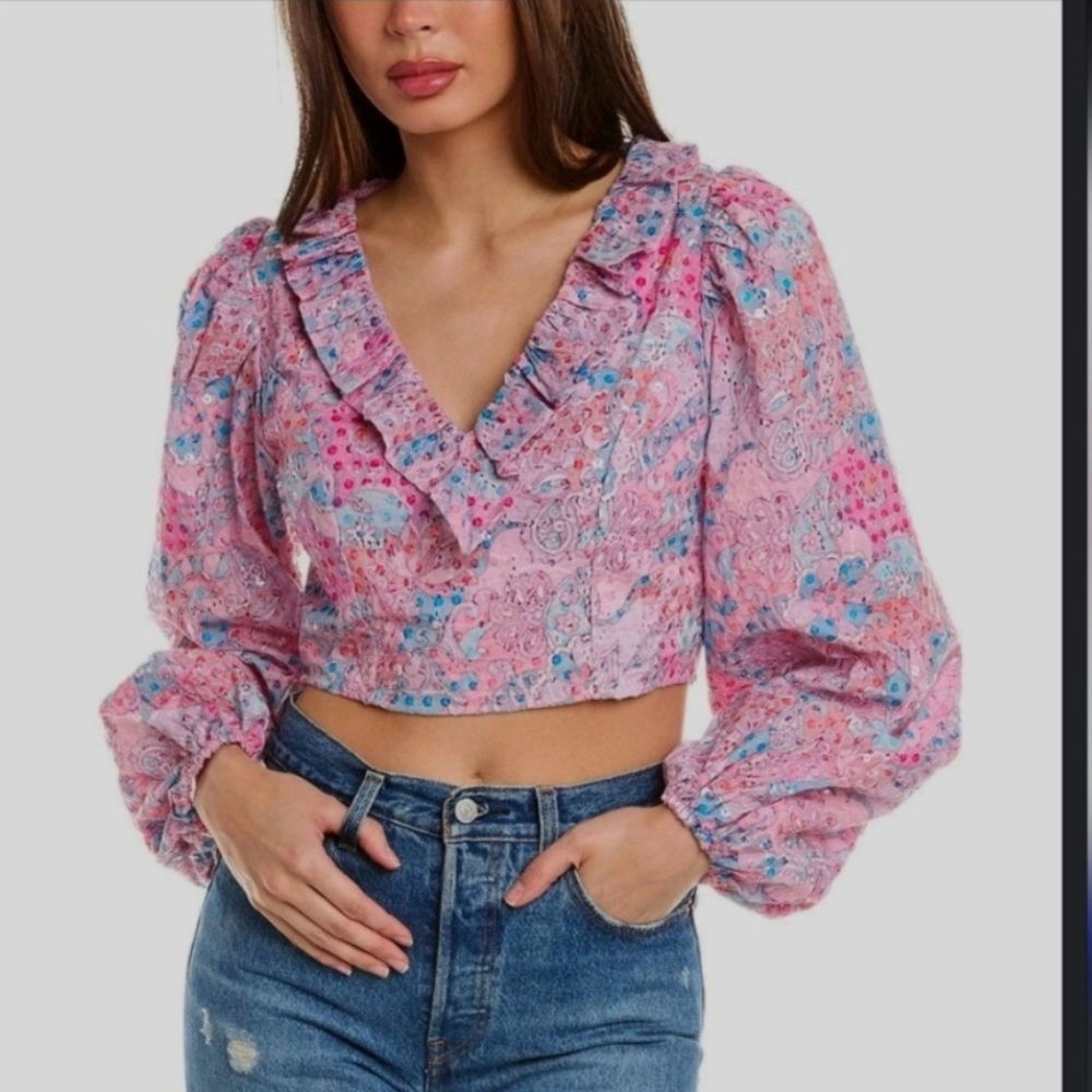 NWT Ramy Brook Penelope Top Size Large